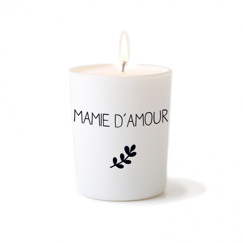 Bougie de Provence personnalisée - Cadeau fête des mères