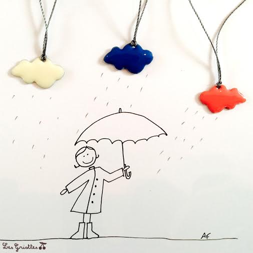 Il pleut… { Les dessins d’Amélie}