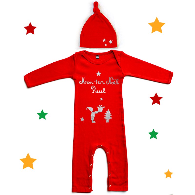 Body Bébé personnalisé Rouge Coton – Les griottes